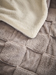 Jasper Checkerboard Cosy Fleece Reverse Throw - Imagem 3 de 5