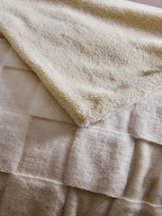 Jasper Checkerboard Cosy Fleece Reverse Throw - Imagem 3 de 5