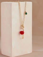 Cath Kidston Twisted Cherry Necklace - Imagen 5 de 6