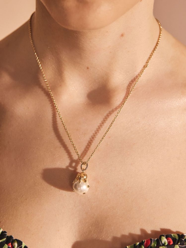 Cath Kidston Gold Tone Elephant Necklace - Image 2 of 3