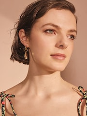 Cath Kidston Gold Tone Shell Earrings - Image 2 of 6