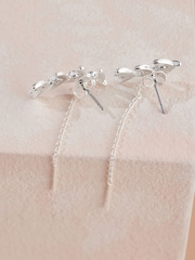 Cath Kidston Silver Tone Branch Earrings - Image 2 of 3