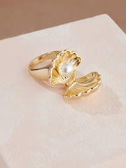 Anel de medalhão Cath Kidston Shell - Imagem 3 de 3