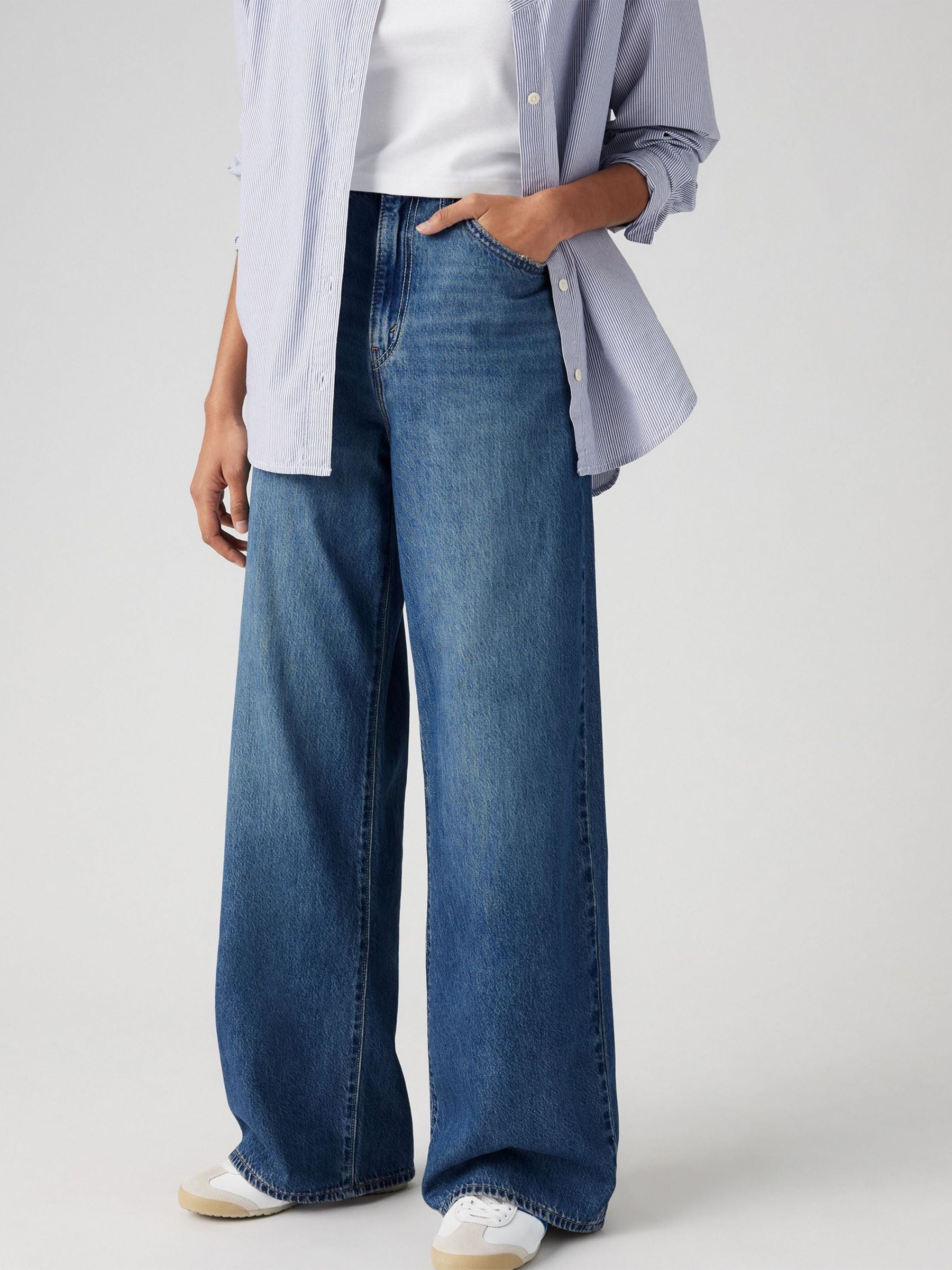 Buy Levi's® Blue Wide Fit Cinched Baggy 100% Cotton Jeans from
