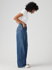 Levi's® Blue Wide Fit Cinched Baggy 100% Cotton Jeans - Image 4 of 12