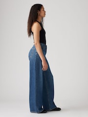 Levi's® Blue Wide Fit Cinched Baggy 100% Cotton Jeans - Image 6 of 12