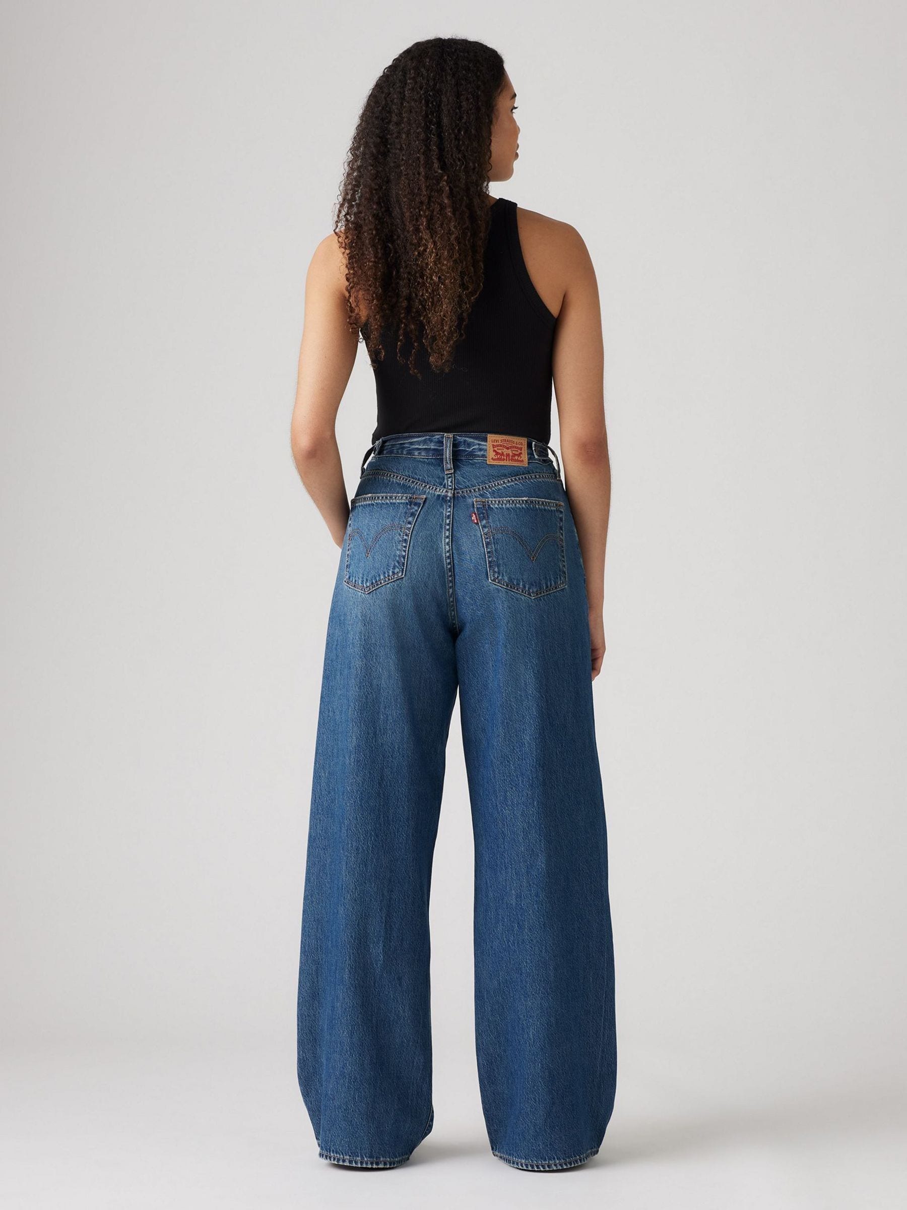 Buy Levi's® Blue Wide Fit Cinched Baggy 100% Cotton Jeans from