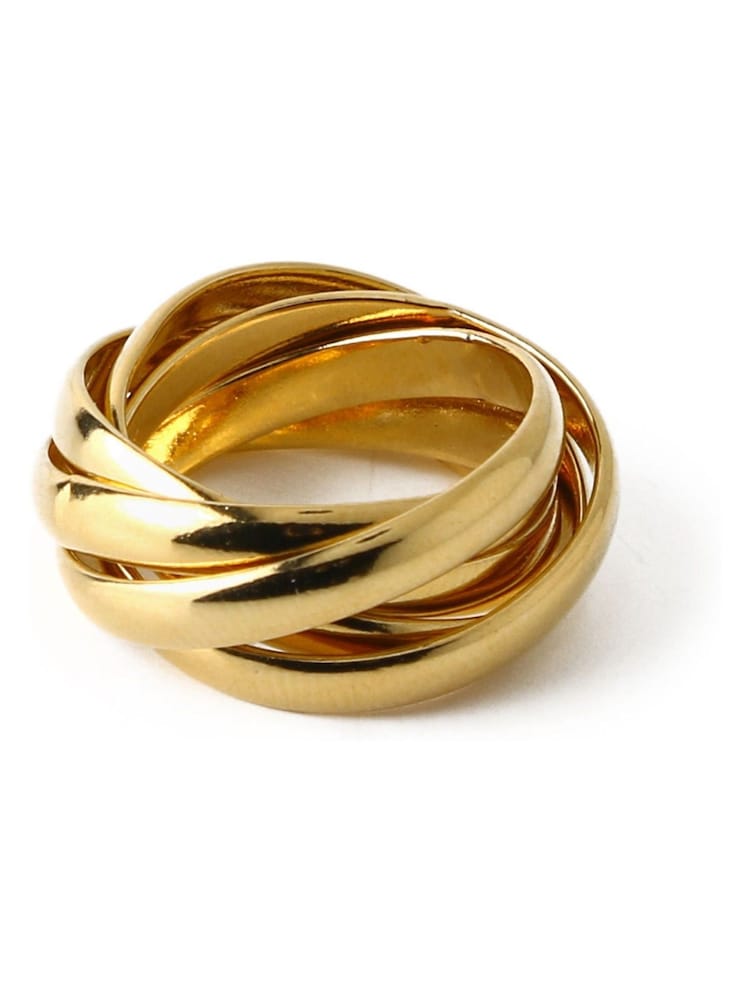 Orelia London Gold Tone Interlocking Ring - Image 1 of 4