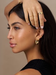 Orelia London Gold Tone Interlocking Ring - Image 3 of 4