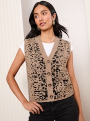 Friends Like These Animal Button Waistcoat - Image 3 of 4