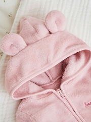 My 1st Years Personalised Bow Fleece All-In-One - Image 2 of 5