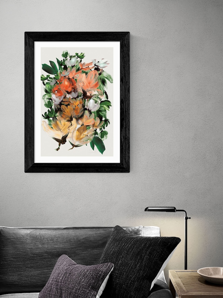 East End Prints Black Magnolia by Dan Hobday - Image 1 of 3