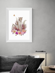 East End Prints White Leapord Boquet by Becca Who - Image 1 of 3