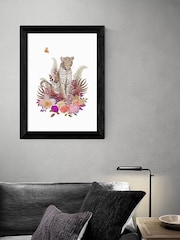 East End Prints Black Leapord Boquet by Becca Who - Image 1 of 3