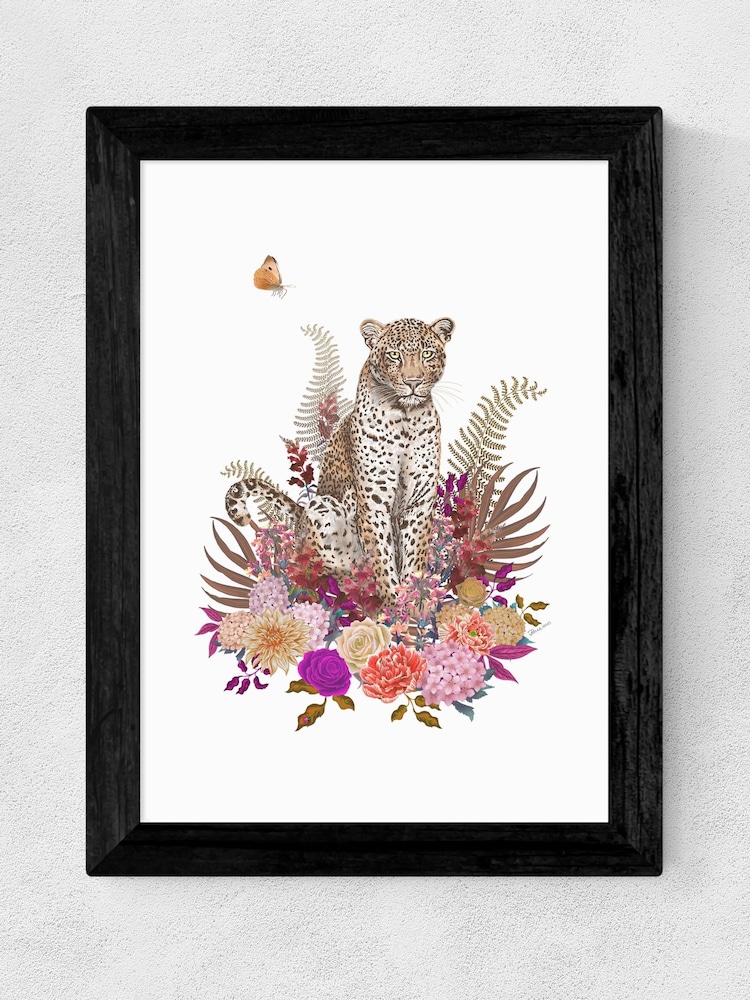 East End Prints Black Leapord Boquet by Becca Who - Image 2 of 3