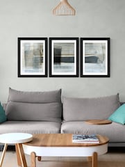 East End Prints Black Tonal Triptych by Dan Hobday - Image 1 of 2