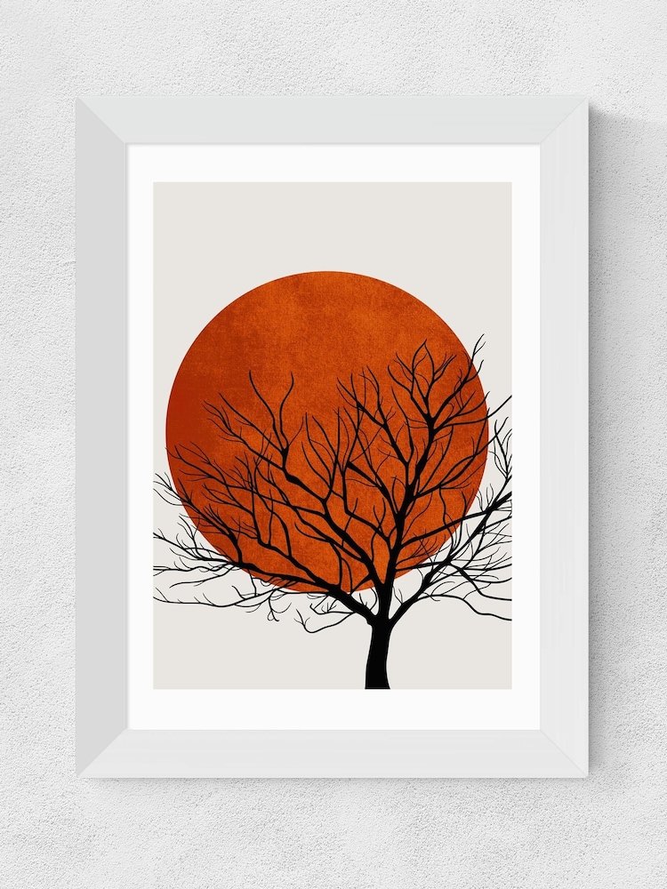 East End Prints White Warm Winter by Kubistika - Image 2 of 3
