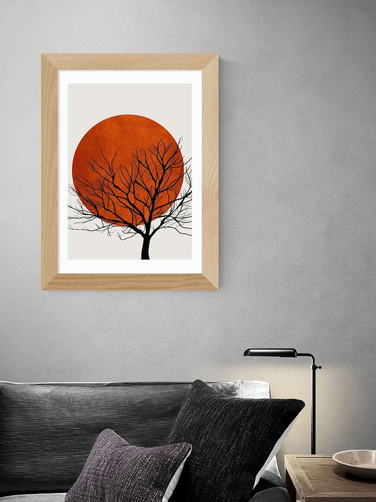 East End Prints Oak Warm Winter by Kubistika - Image 1 of 3