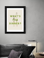 East End Prints Black What's For Dinner? by The 13 Prints - Image 1 of 3