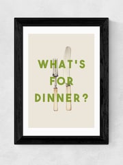 East End Prints Black What's For Dinner? by The 13 Prints - Image 2 of 3