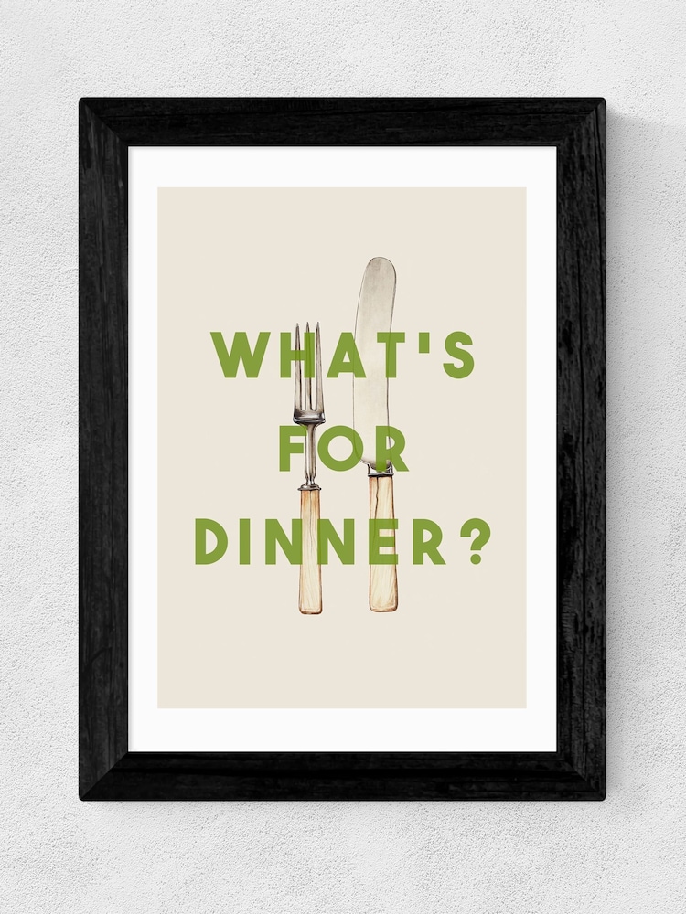 East End Prints Black What's For Dinner? by The 13 Prints - Image 2 of 3