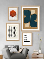 East End Prints Oak Snacks This Way by Studio Eleni - Image 3 of 3