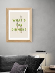 East End Prints Oak What's For Dinner? by The 13 Prints - Image 1 of 3