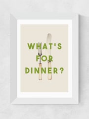 East End Prints White What's For Dinner? by The 13 Prints - Image 2 of 3