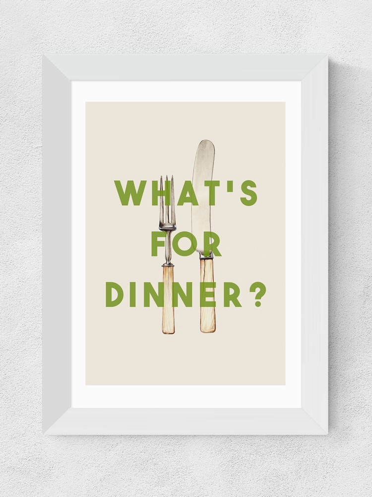 East End Prints White What's For Dinner? by The 13 Prints - Image 2 of 3