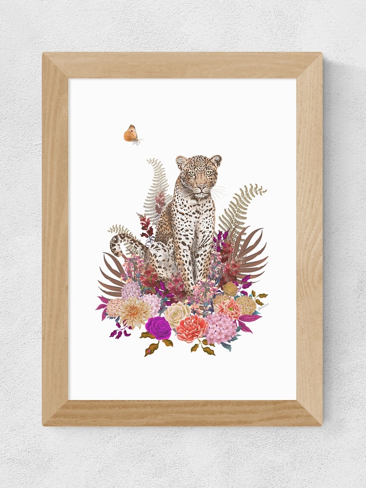 East End Prints Oak Leopard Bouquet by Becca Who - Image 2 of 3