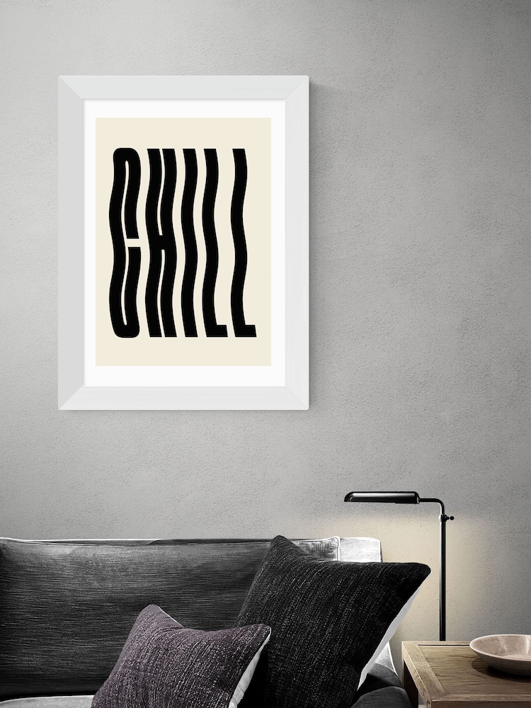 East End Prints White Chill by Luxe Poster Co by Luxe Poster - Image 1 of 3