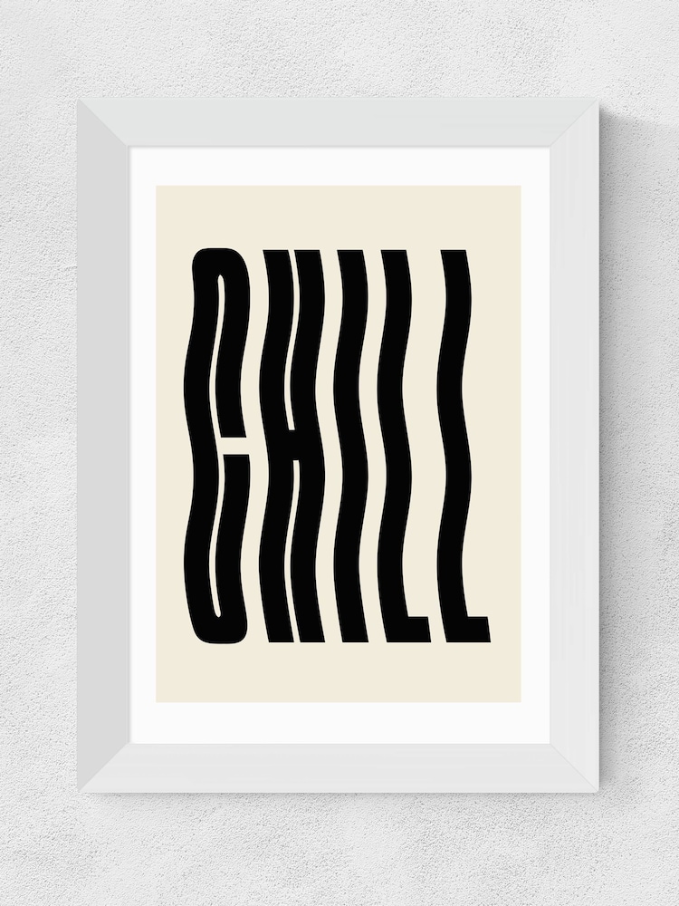 East End Prints White Chill by Luxe Poster Co by Luxe Poster - Image 2 of 3