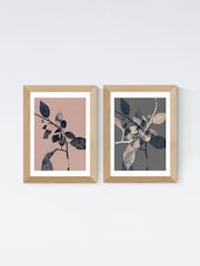 East End Prints Oak Branching Diptych by Herald Black - Image 2 of 2