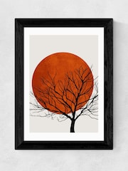 East End Prints Black Warm Winter by Kubistika - Image 2 of 3