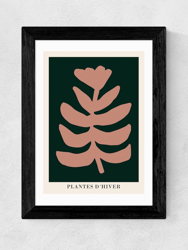 East End Prints Black Plantes d'Hiver Green by Ani Vidotto - Image 2 of 3