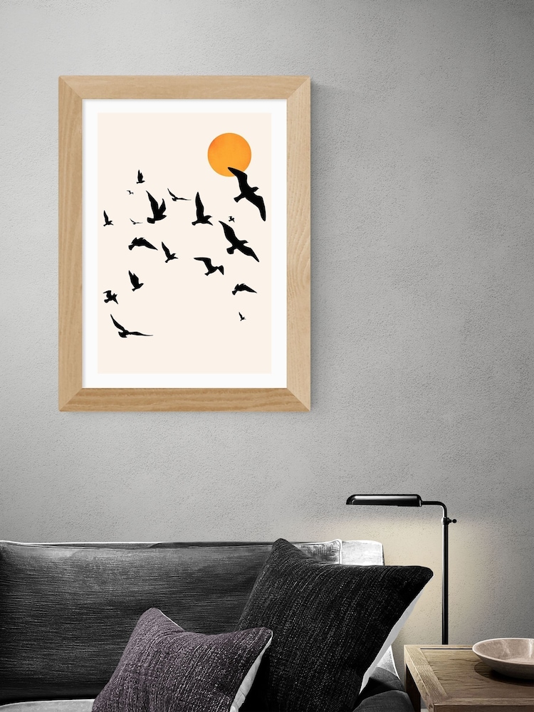 East End Prints Oak Up and Away by Kubistika - Image 1 of 3