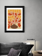 East End Prints Black Retro Patal Pottery by Miho Art Studio - Image 1 of 3