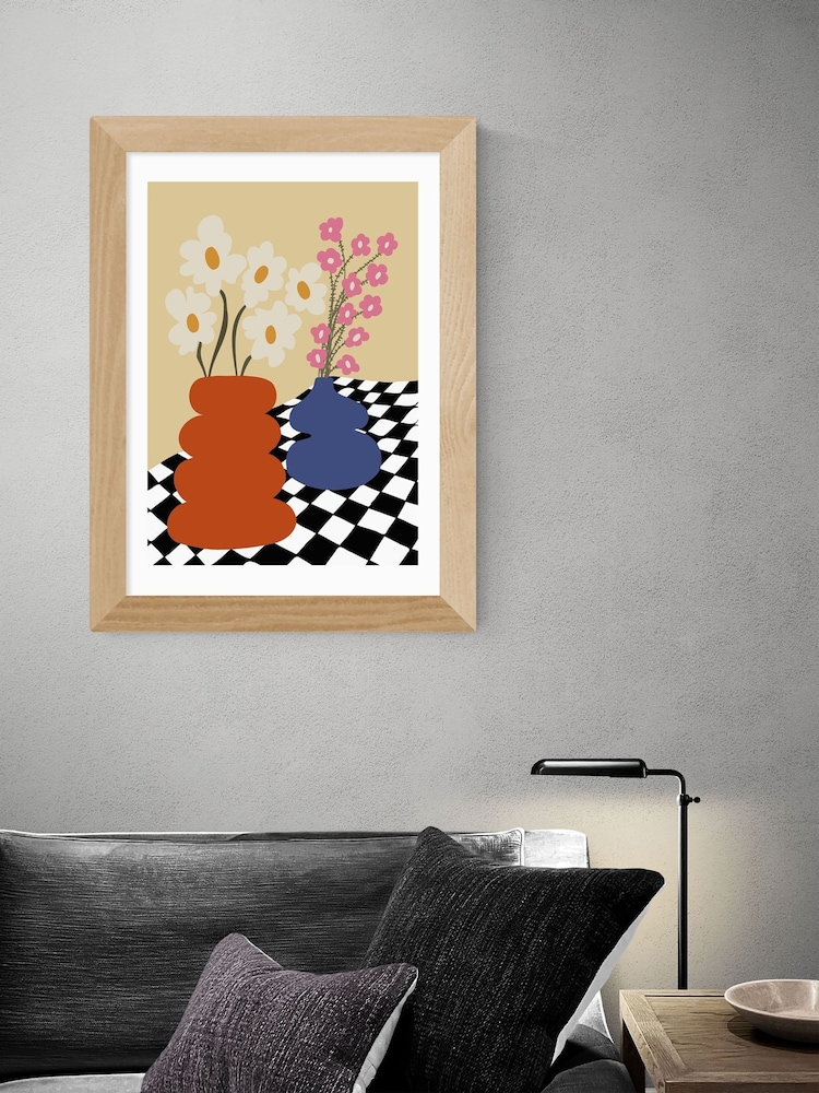 East End Prints Oak Two Blooming Pottery by Miho Art Studio - Image 1 of 3