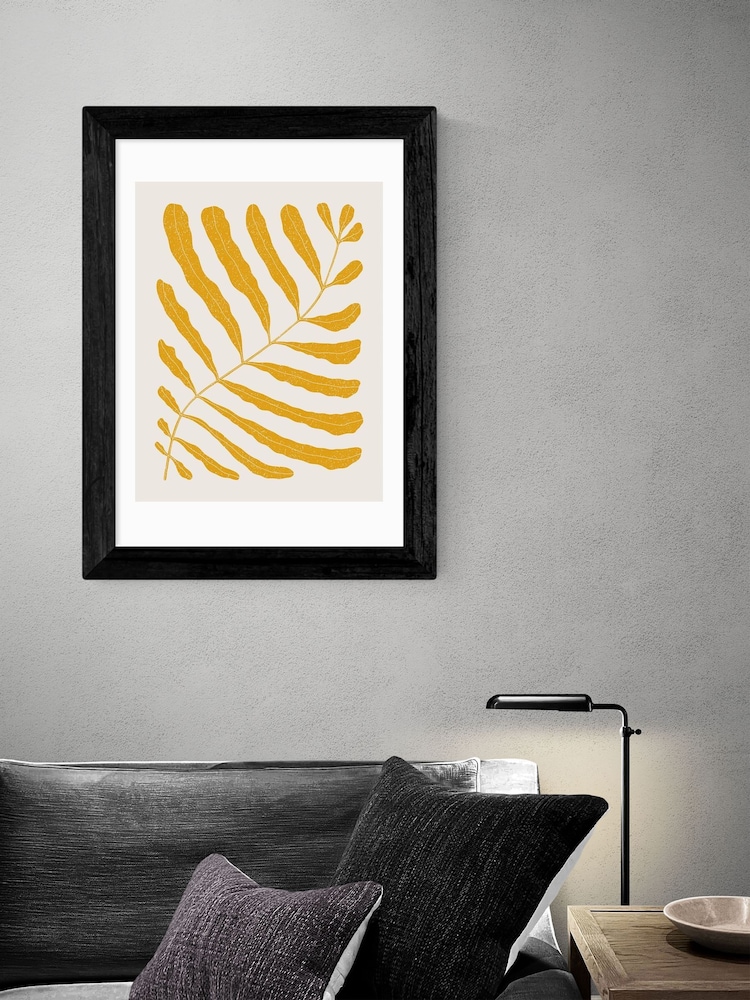 East End Prints Black Yellow Plant by Alisa Galitsyna - Image 1 of 3 East End Prints Black Yellow Plant by Alisa Galitsyna - Image 1 of 3