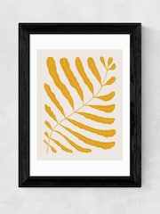 East End Prints Black Yellow Plant by Alisa Galitsyna - Image 2 of 3