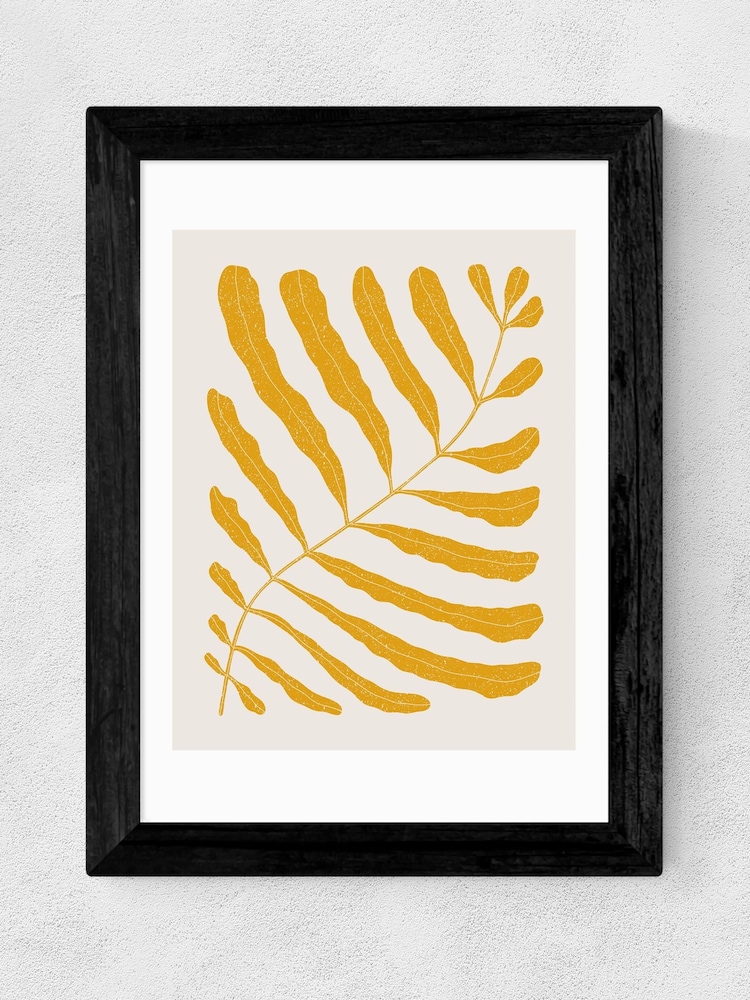 East End Prints Black Yellow Plant by Alisa Galitsyna - Image 2 of 3 East End Prints Black Yellow Plant by Alisa Galitsyna - Image 2 of 3