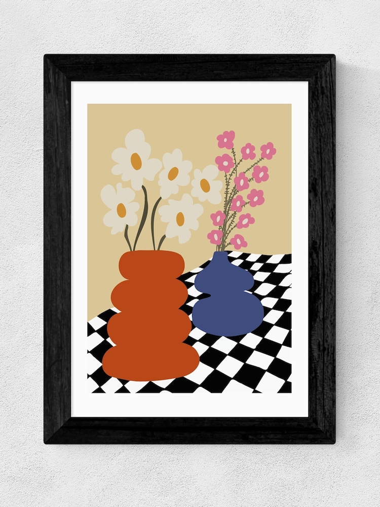 East End Prints Black Two Blooming Pottery by Miho Art Studio - Image 2 of 3 East End Prints Black Two Blooming Pottery by Miho Art Studio - Image 2 of 3