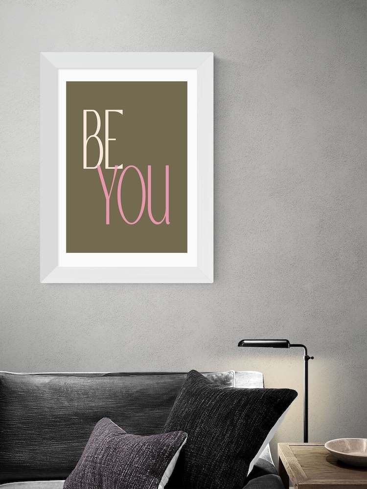 East End Prints White Be You by Apricot+Birch - Image 1 of 3