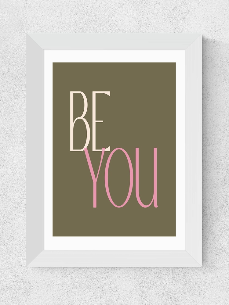 East End Prints White Be You by Apricot+Birch - Image 2 of 3
