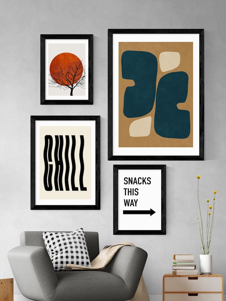 East End Prints Black Tetrad Wall Art by Tracie Andrews - Image 3 of 3