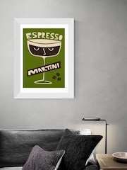 East End Prints White Espresson Martini by Fox and Velvet - Image 1 of 3