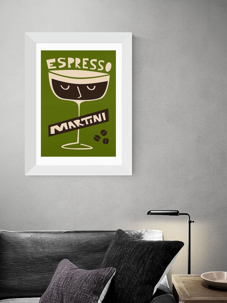 East End Prints White Espresson Martini by Fox and Velvet - Image 1 of 3