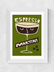 East End Prints White Espresson Martini by Fox and Velvet - Image 2 of 3