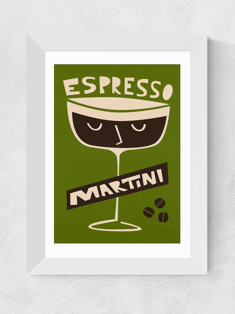 East End Prints White Espresson Martini by Fox and Velvet - Image 2 of 3