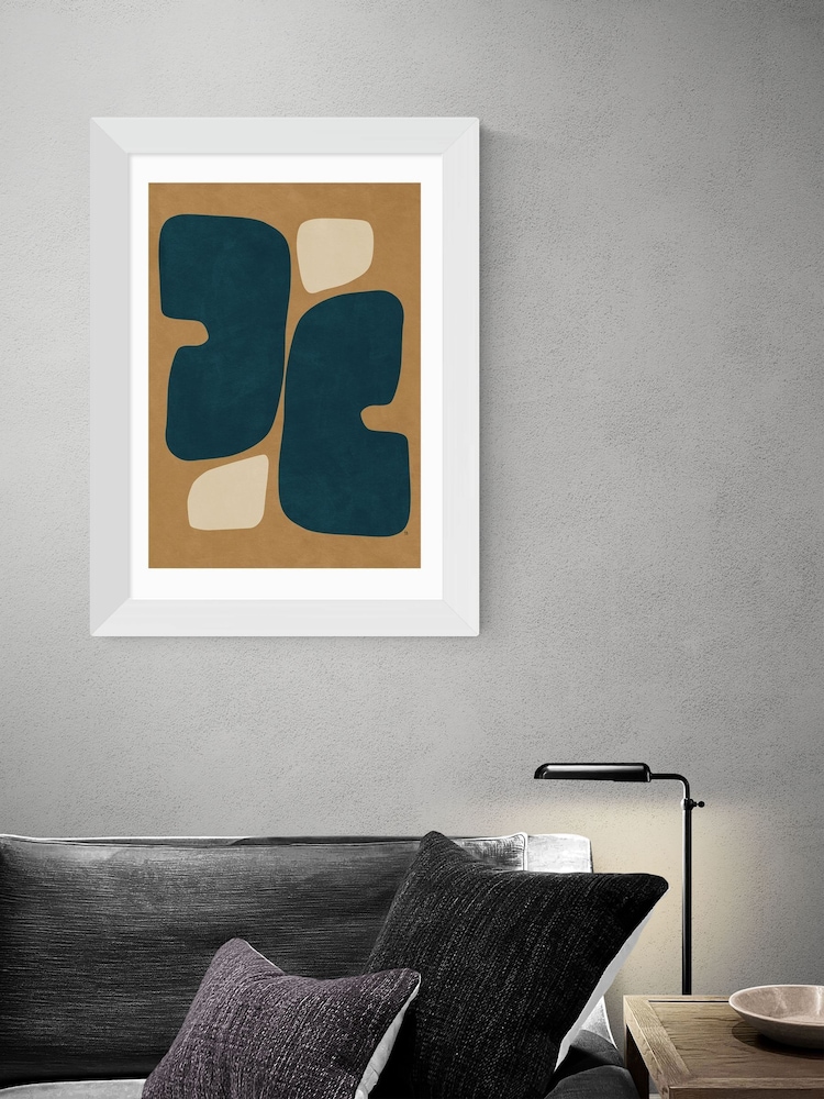 East End Prints White Tetrad Wall Art by Tracie Andrews - Image 1 of 3
